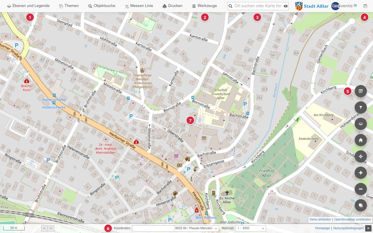 Das Geoportal im Überblick